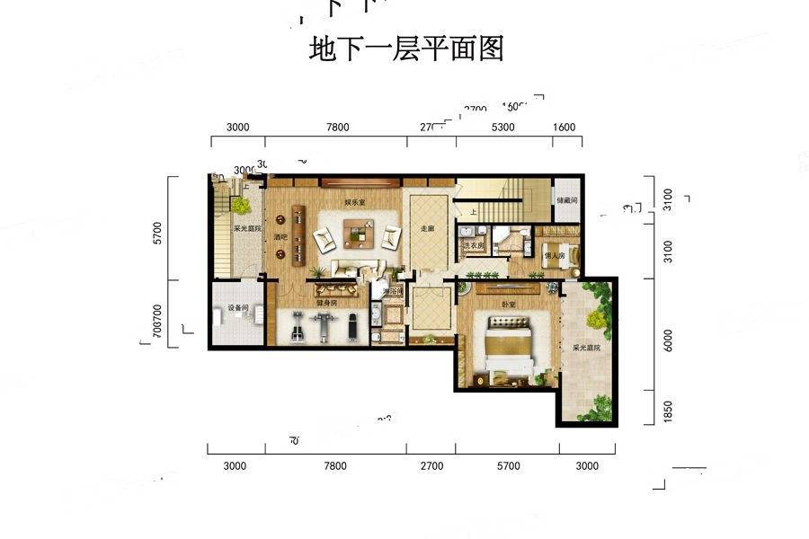 金泰南燕湾4室2厅5卫259.7㎡户型图