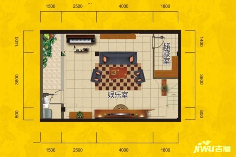 高龙湾1号4室3厅5卫221.5㎡户型图