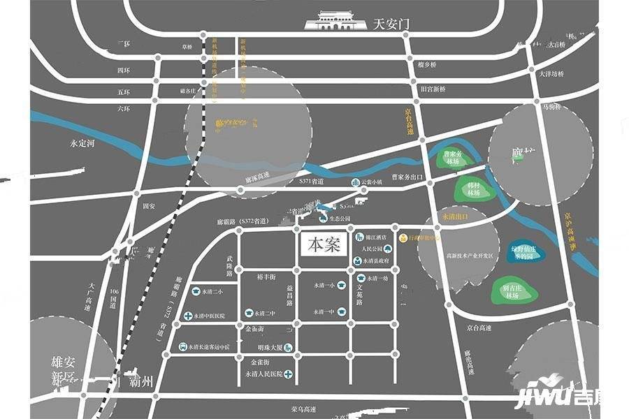 明珠广场燕南家园位置交通图