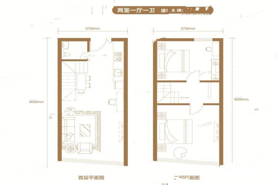 云创谷
                                                            2房1厅1卫
