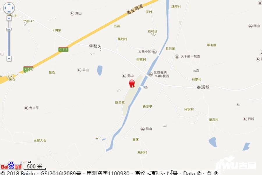 中城桃庄位置交通图1