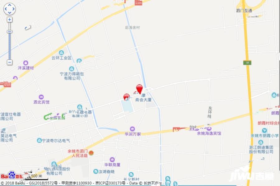 中昂江澜府位置交通图