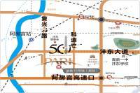 中国国际丝路中心IPARK公寓位置交通图