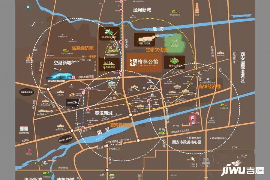 绿地新里格林公馆位置交通图图片