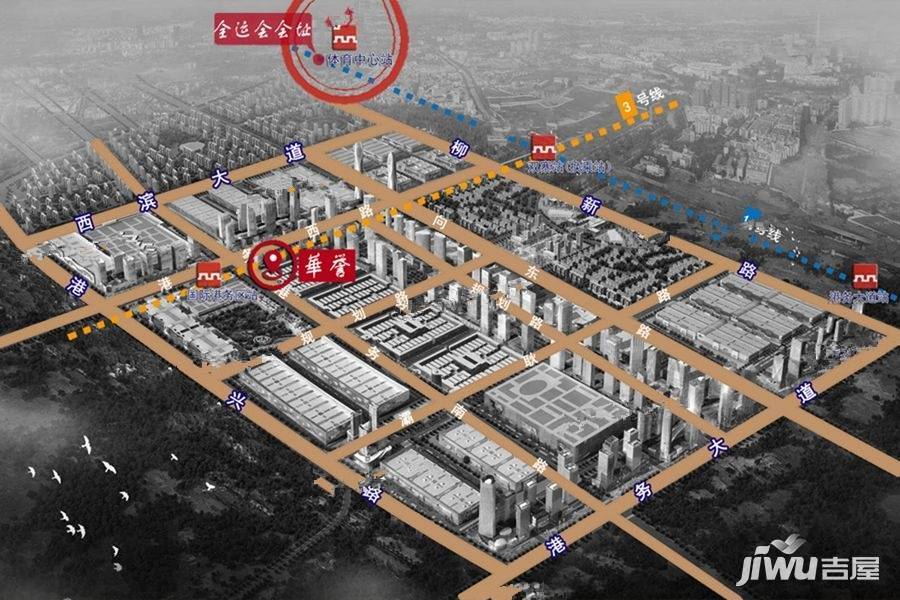 1668新时代广场位置交通图