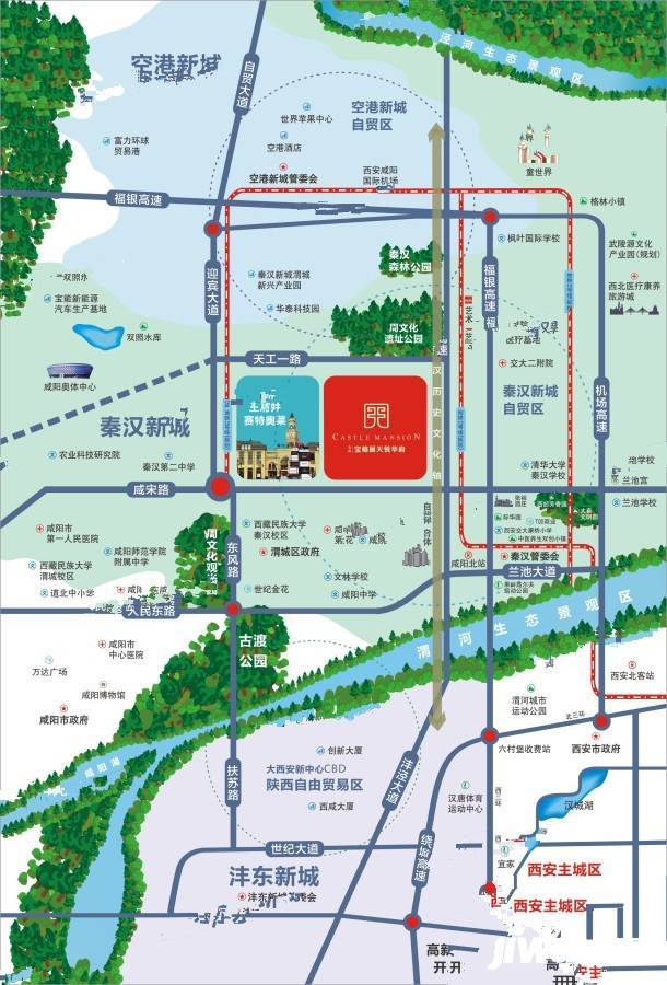 荣华宝格丽小镇位置交通图图片