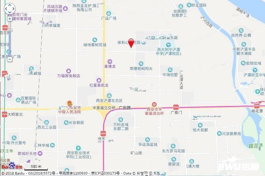 中国铁建青秀城位置交通图