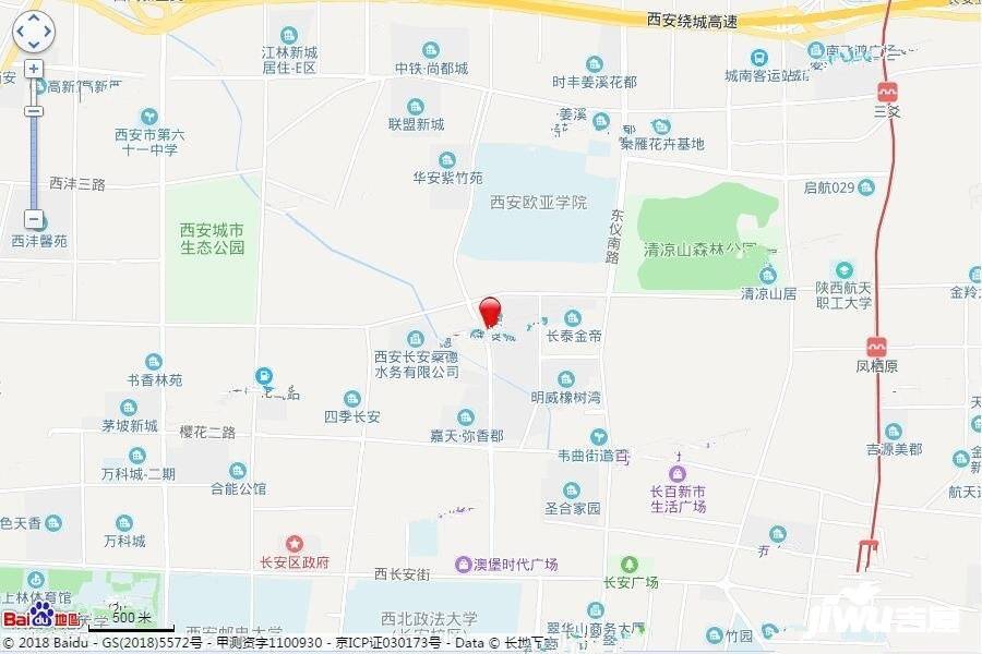 中南春风南岸位置交通图