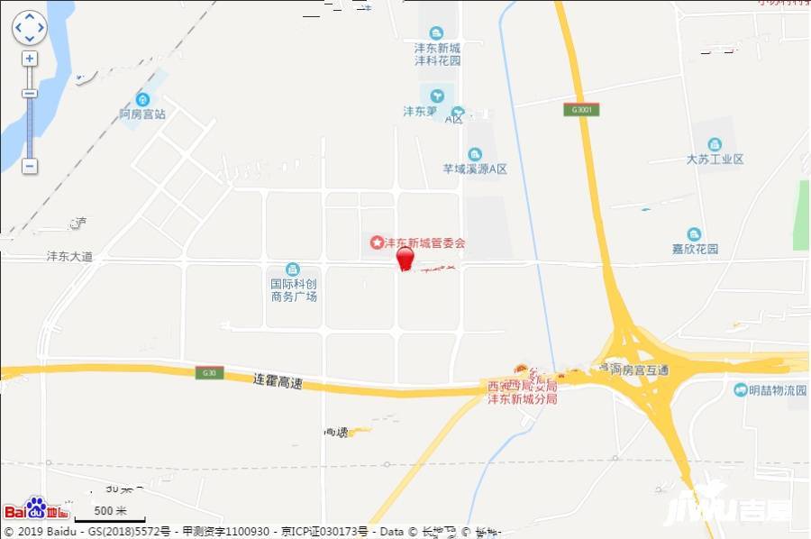 沣华熙城位置交通图
