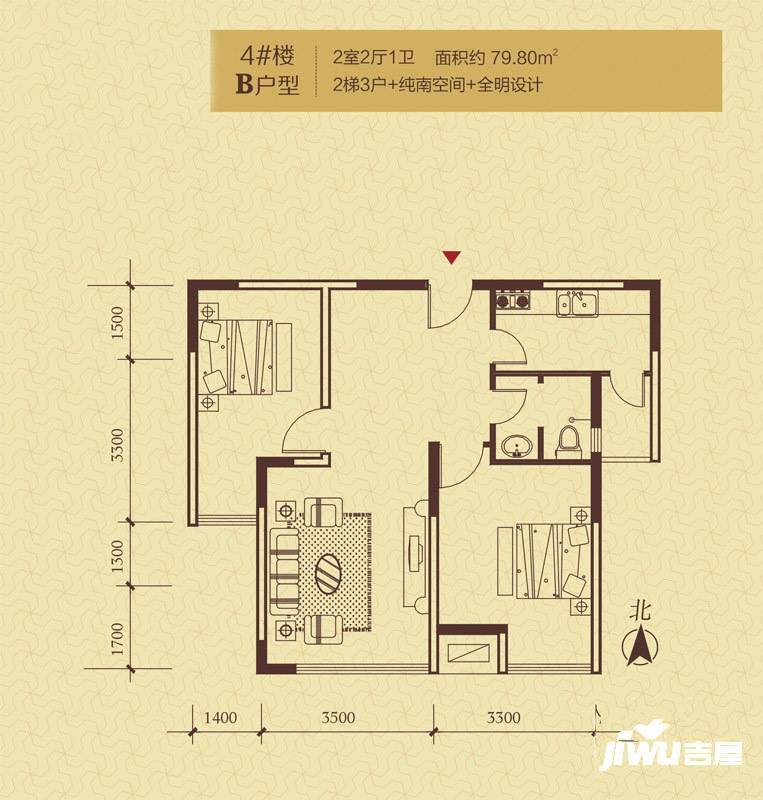 利庆香榭花城户型图