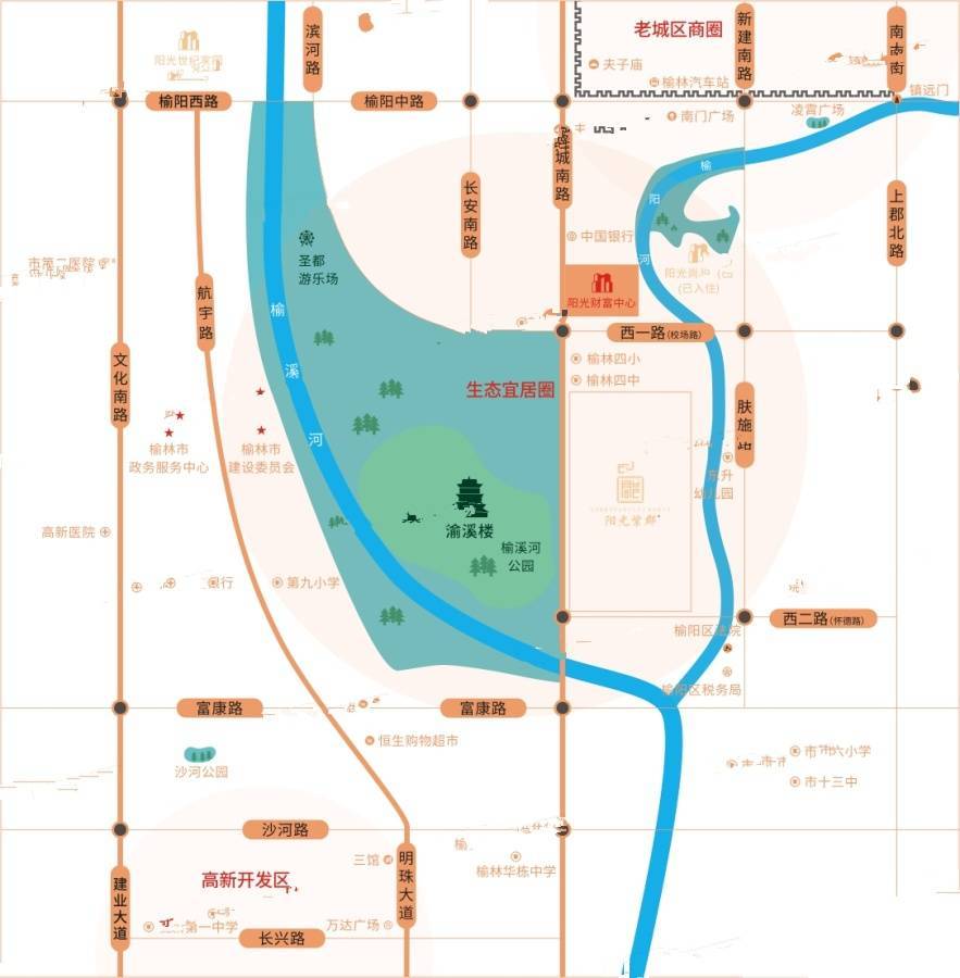 阳光紫郡位置交通图