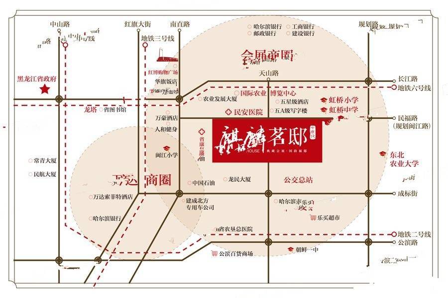 麒麟茗邸位置交通图图片