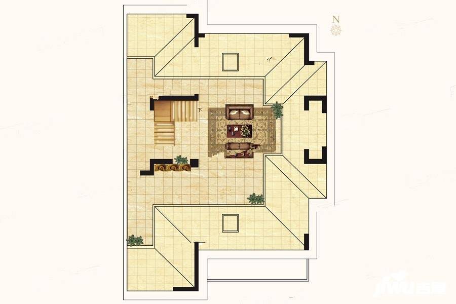 蓝城玫瑰园4室2厅5卫247.2㎡户型图