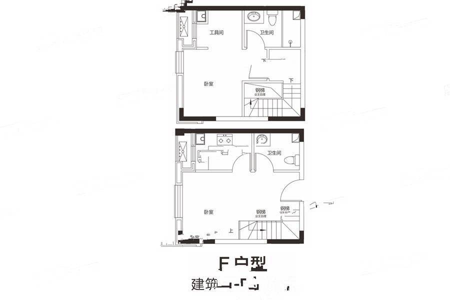 绿都紫荆华庭2室0厅2卫75㎡户型图