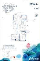 碧桂园西湖4室2厅2卫141.6㎡户型图