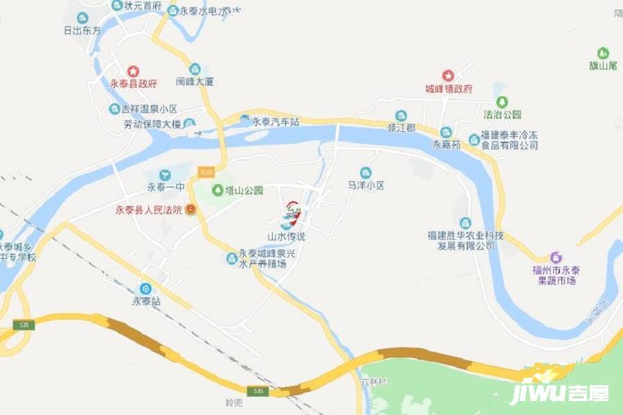 世茂永泰温泉小镇位置交通图