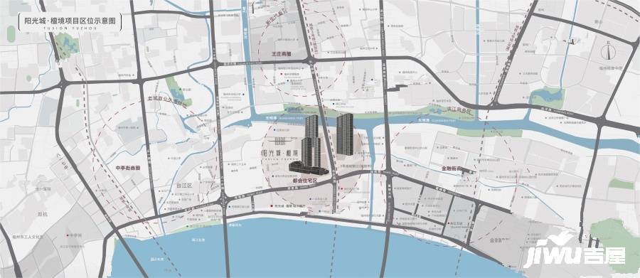 阳光城檀境位置交通图