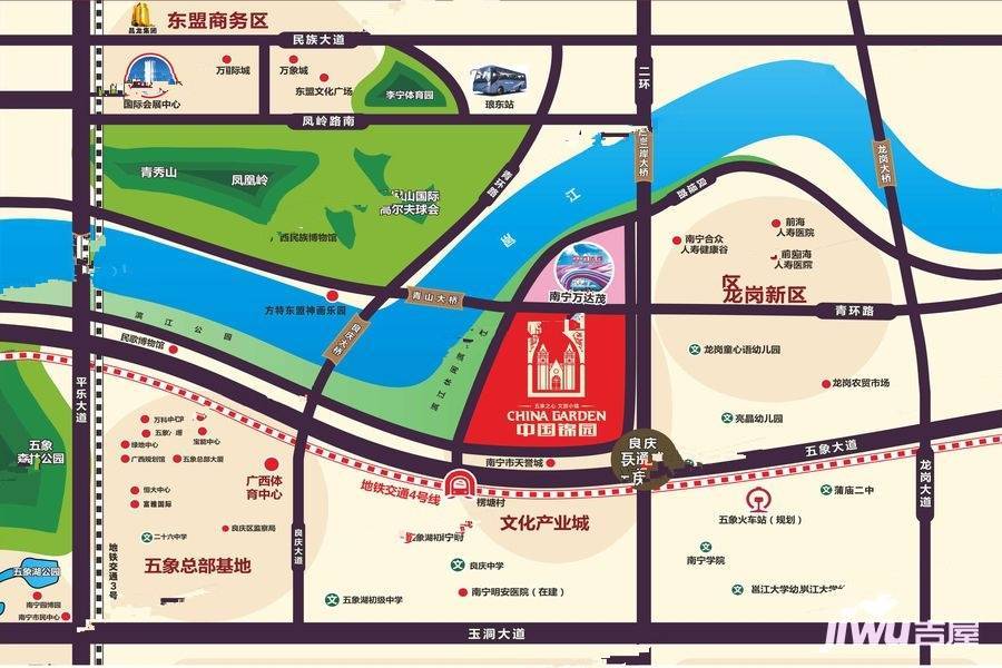 中国锦园位置交通图图片