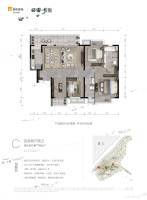 华润置地西园望江4室2厅2卫176㎡户型图