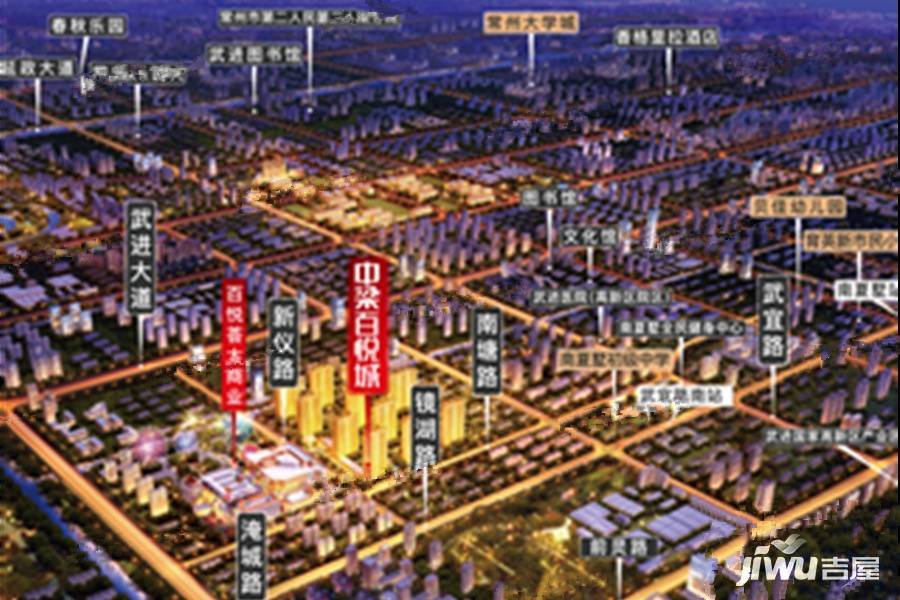 中梁百悦城位置交通图图片