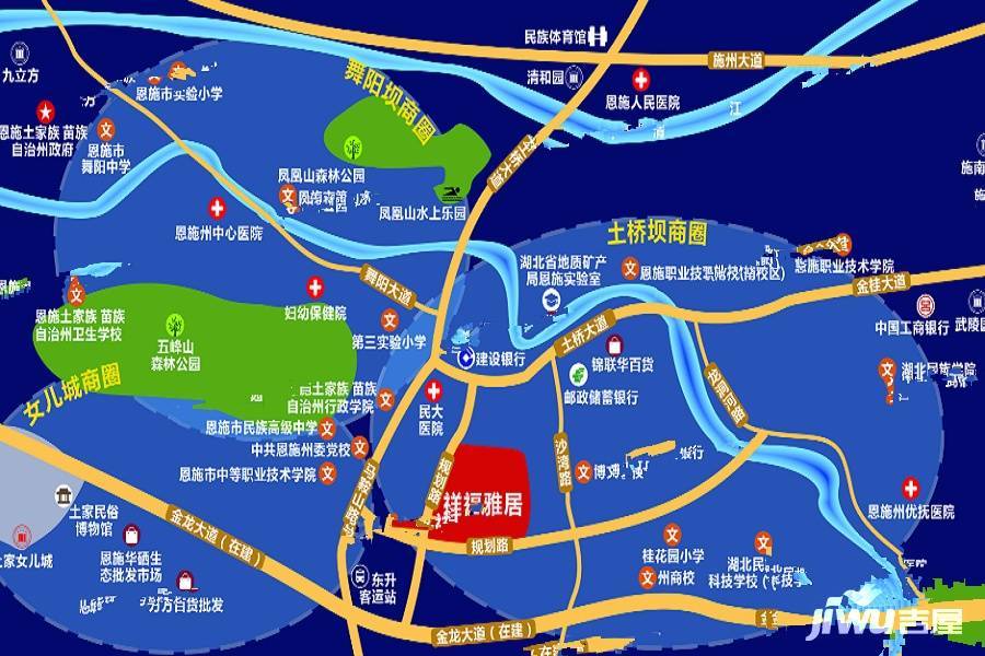 祥福雅居位置交通图