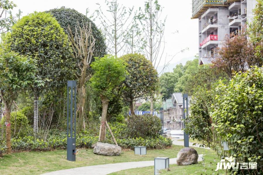 公园里小区实景图图片