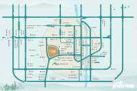 花语城位置交通图