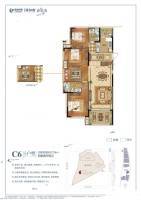 绿城杨柳郡4室2厅2卫136㎡户型图