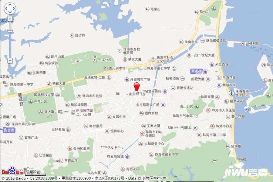 优特绿城桂语香山位置交通图