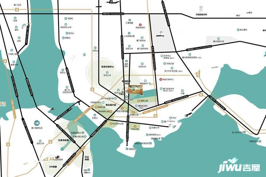 IOI棕榈国际住区位置交通图