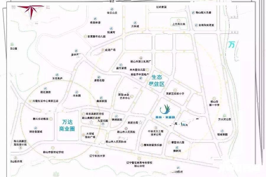 美林东盛园位置交通图