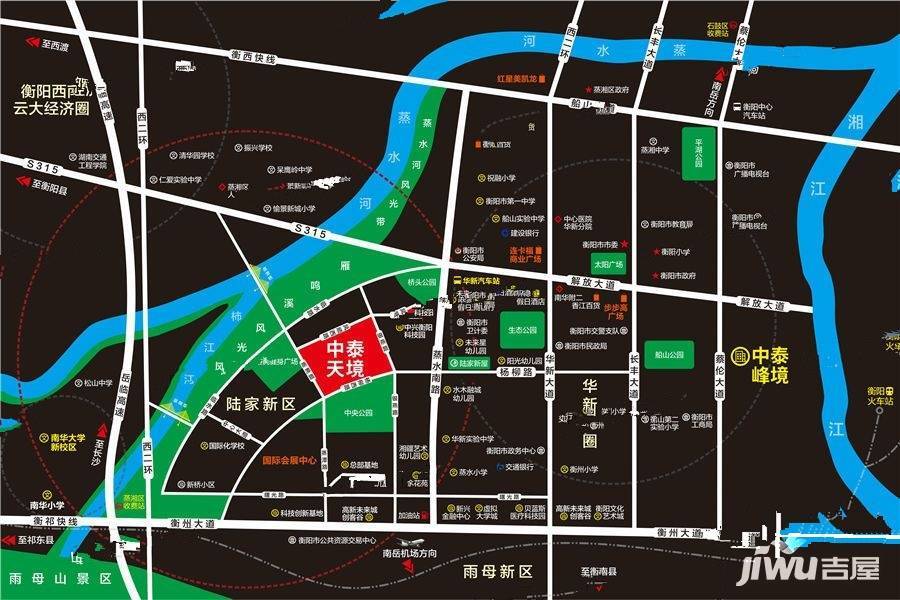 金科中泰天境位置交通图