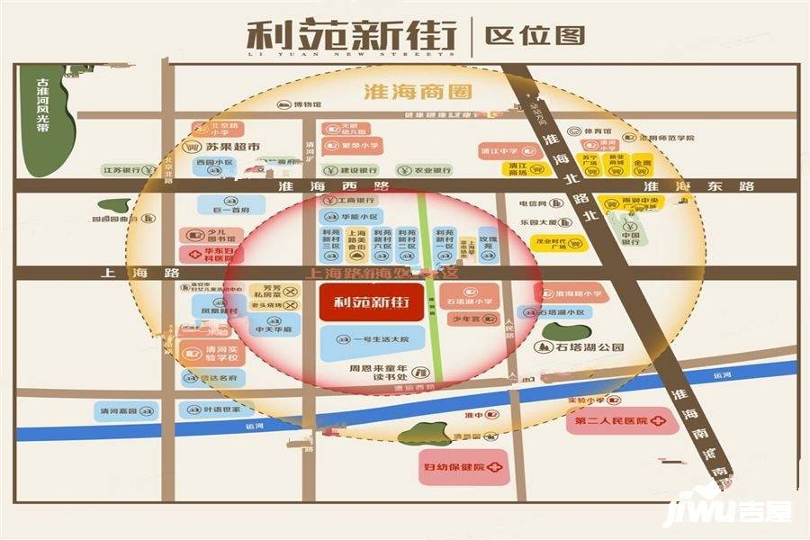 上海路金街位置交通图