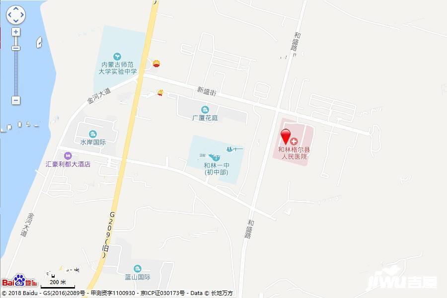 广盛佳园位置交通图