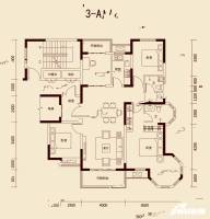 宏矗龙铂郡4室2厅2卫137㎡户型图