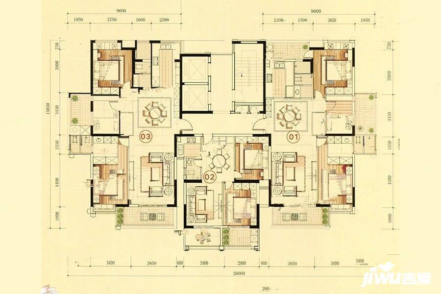 金鸥商住区规划图图片