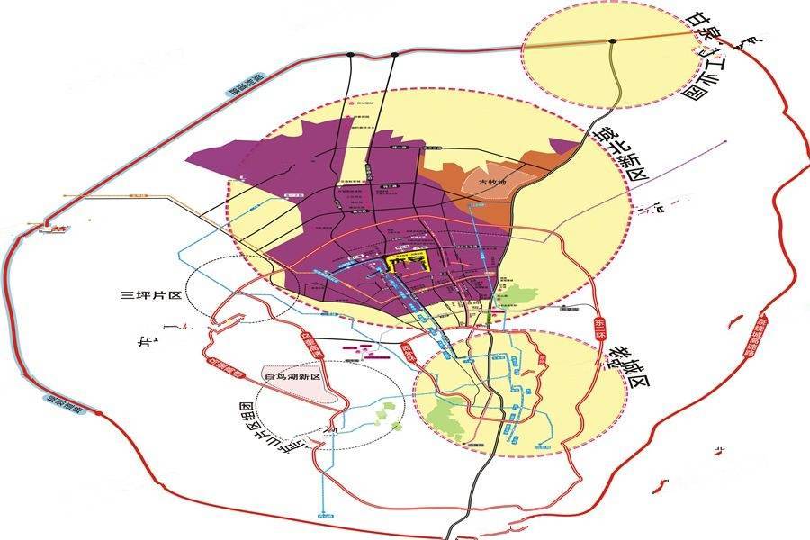 新天润国际社区六期橙郡位置交通图3