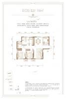 中海会展九里3室2厅2卫118㎡户型图