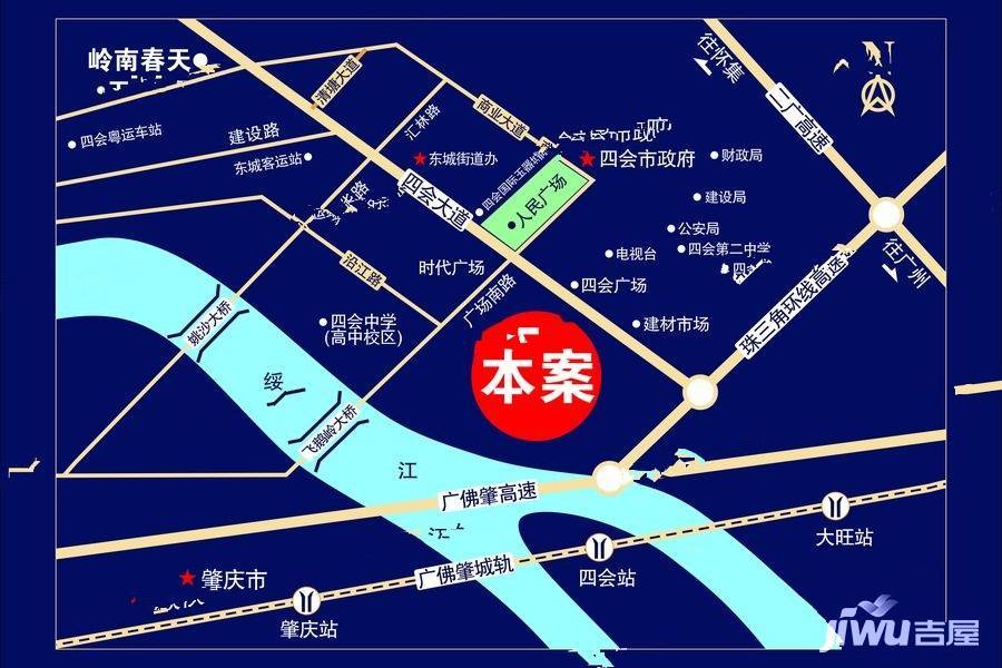 雍晟财智广场位置交通图