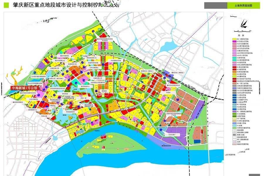 肇庆中海新城1号规划图