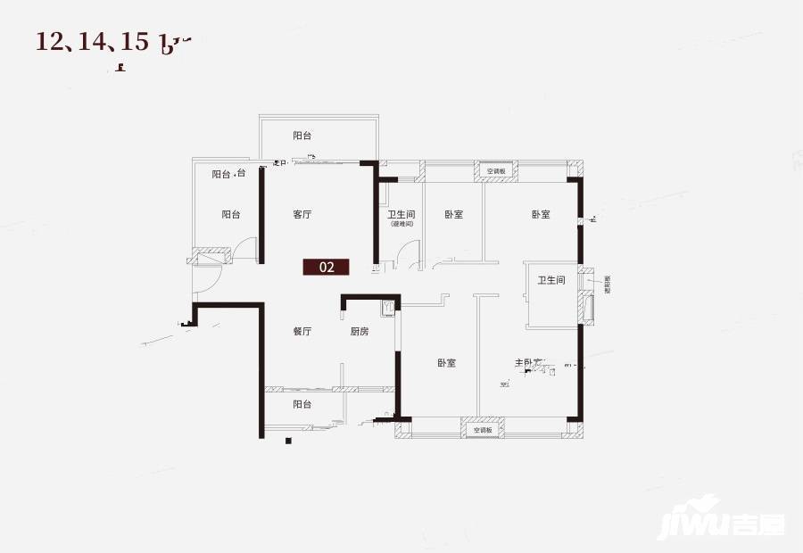 保利和悦江山规划图图片