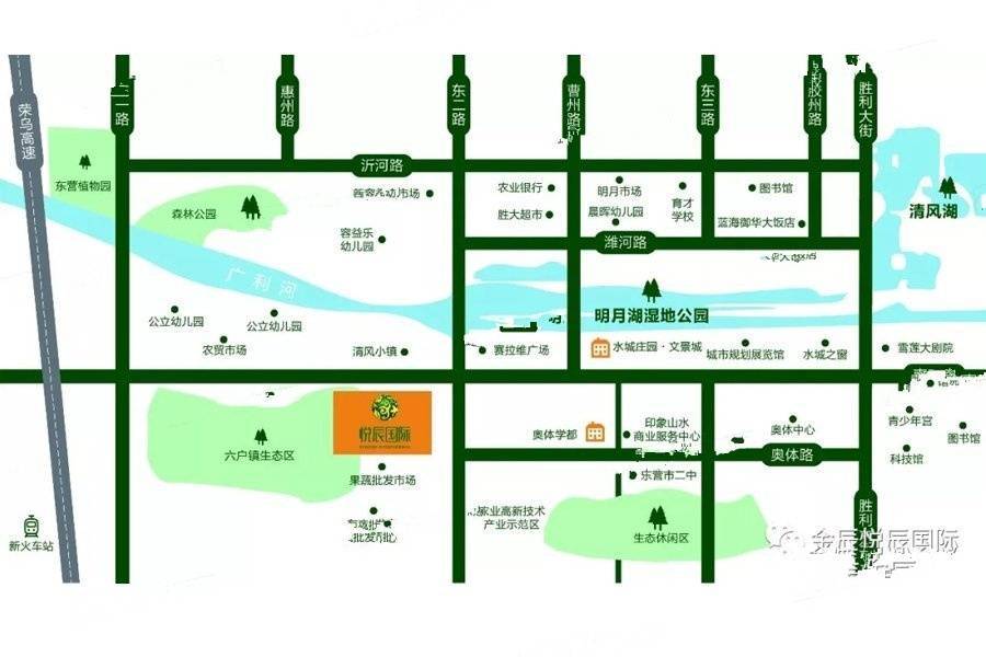 悦辰国际位置交通图