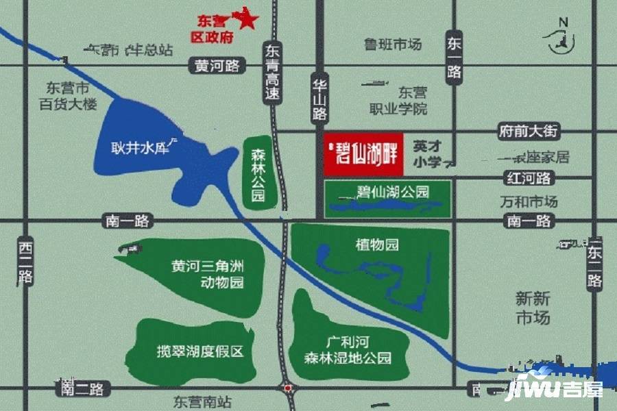海通碧仙湖畔位置交通图