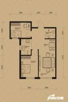 伟业富强天玺2室1厅1卫68.9㎡户型图