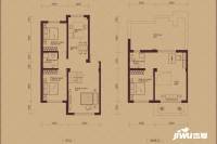 伟业富强天玺3室2厅2卫101.4㎡户型图