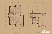 伟业富强天玺3室2厅2卫102㎡户型图