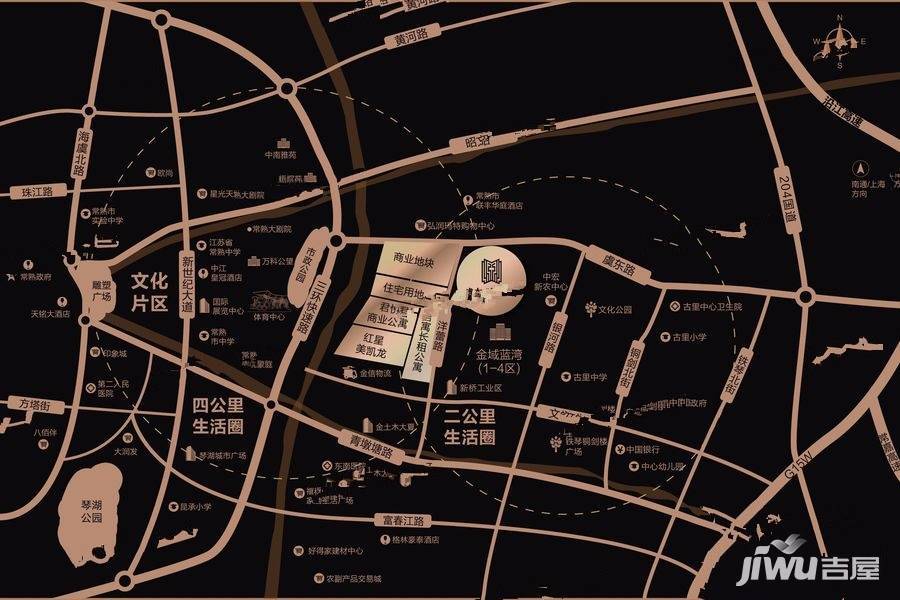 虞东时代广场位置交通图