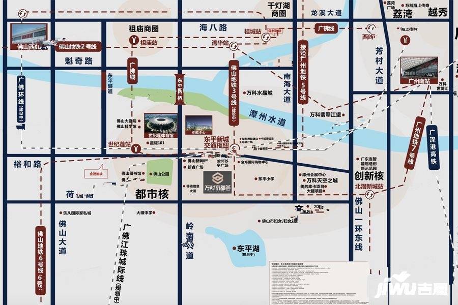 万科京都荟位置交通图图片
