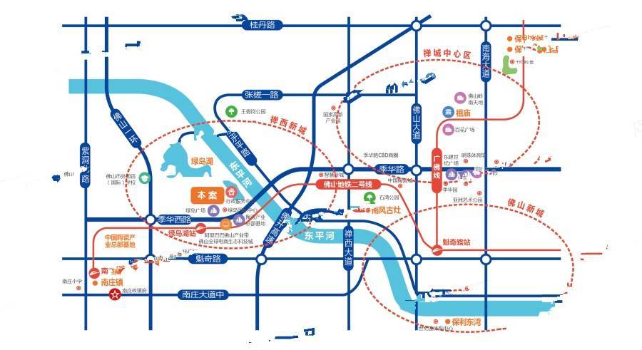 保利翡翠公馆位置交通图图片