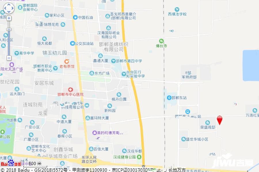 东悦城位置交通图